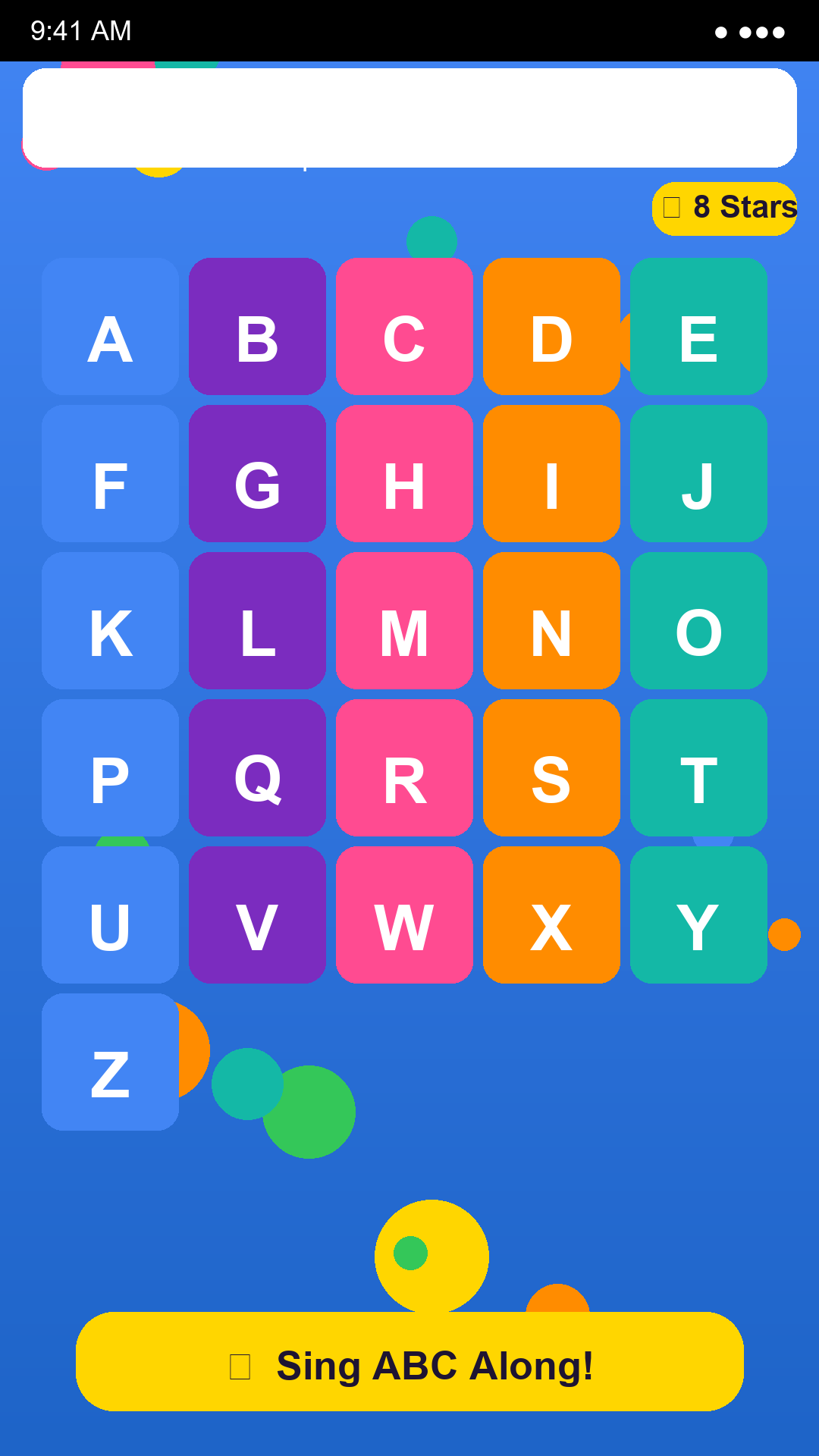 ABC Explorer — full alphabet grid